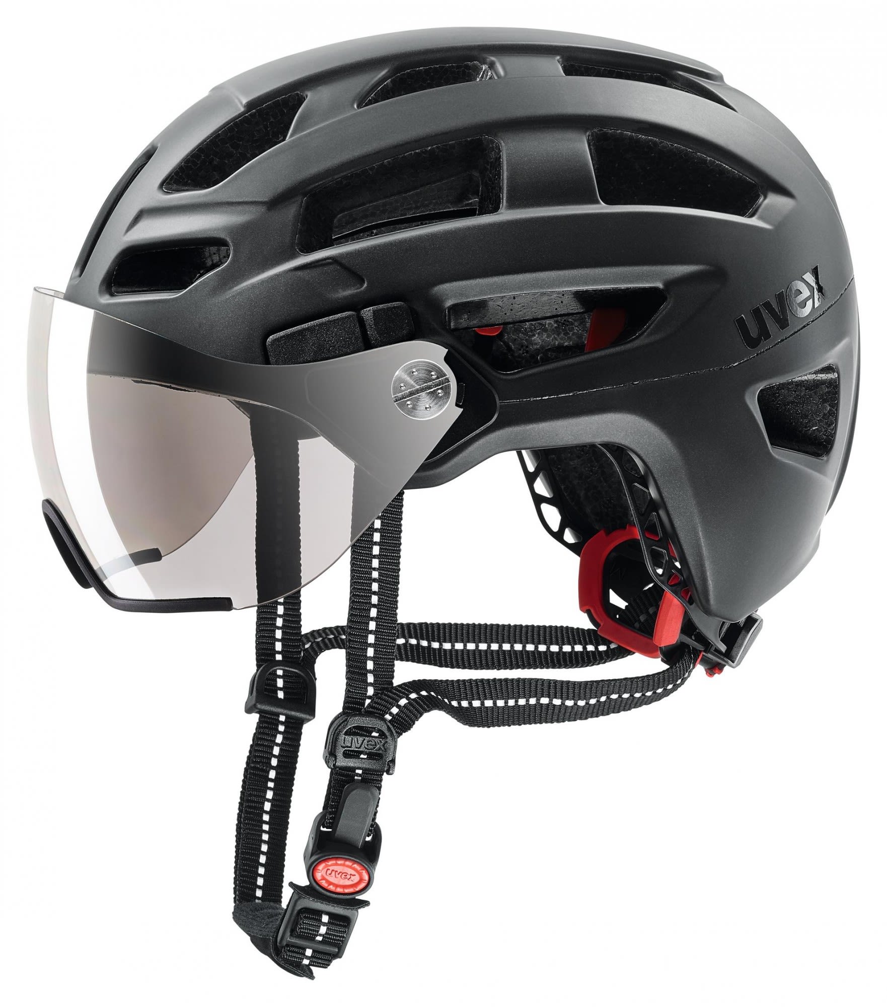 Uvex Finale Visor Schwarz- Fahrradhelme- Grsse 52 - 57 cm - Farbe Black Mat
