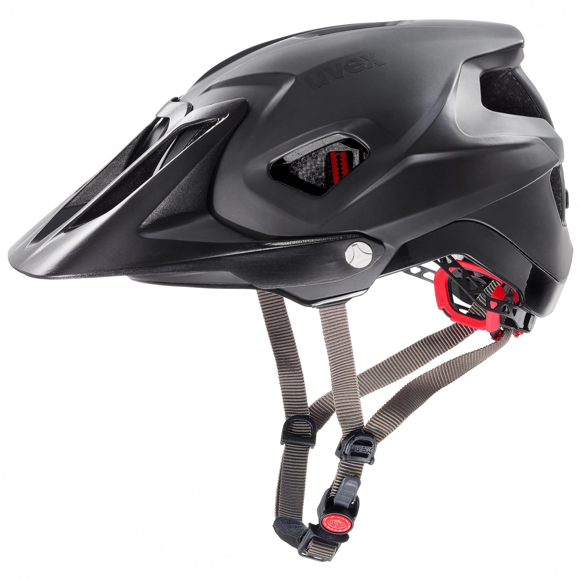 Uvex Quatro Integrale Schwarz- Fahrradhelme- Grsse 52 - 57 cm - Farbe Black Mat