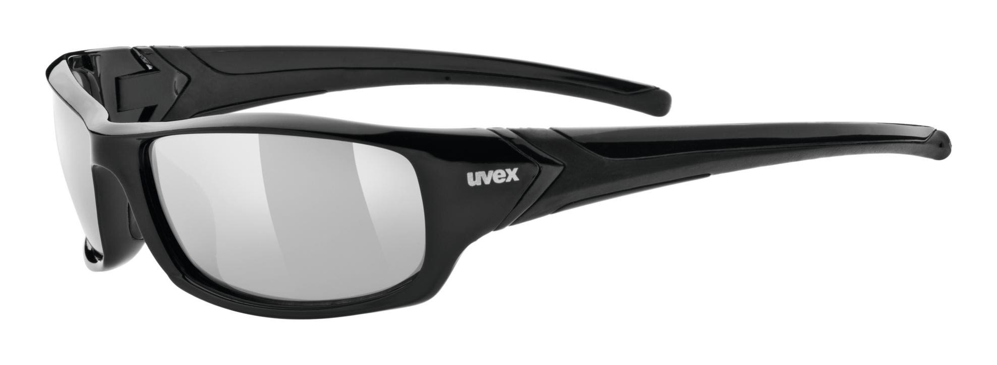 Uvex Sportstyle 211 Schwarz- Sportbrillen- Grsse One Size - Farbe Black - Litemirror Silver Cat- 3