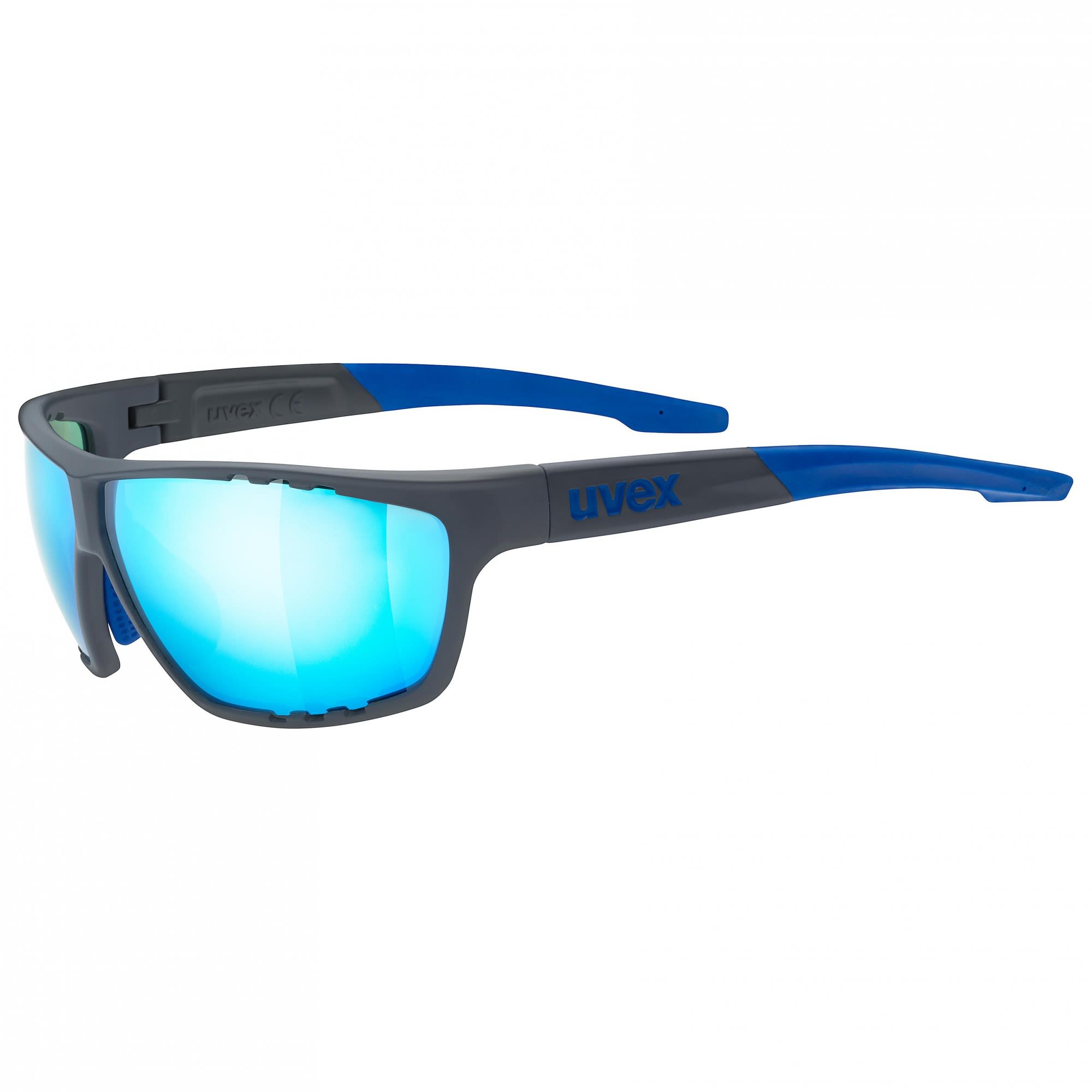 Uvex Sportstyle 706 Blau- Fahrradbrillen- Grsse One Size - Farbe Blue Mat - Mirror Blue Cat- 3