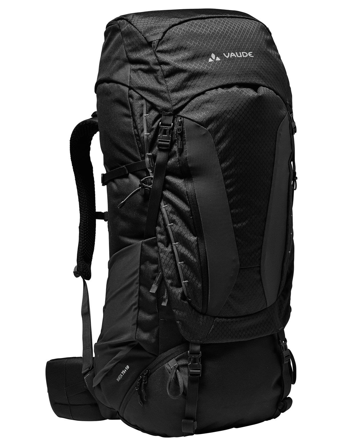 Vaude Avox 75+10 Schwarz- Daunen Alpin- und Trekkingruckscke- Grsse 75 + 10l - Farbe Black unter Vaude