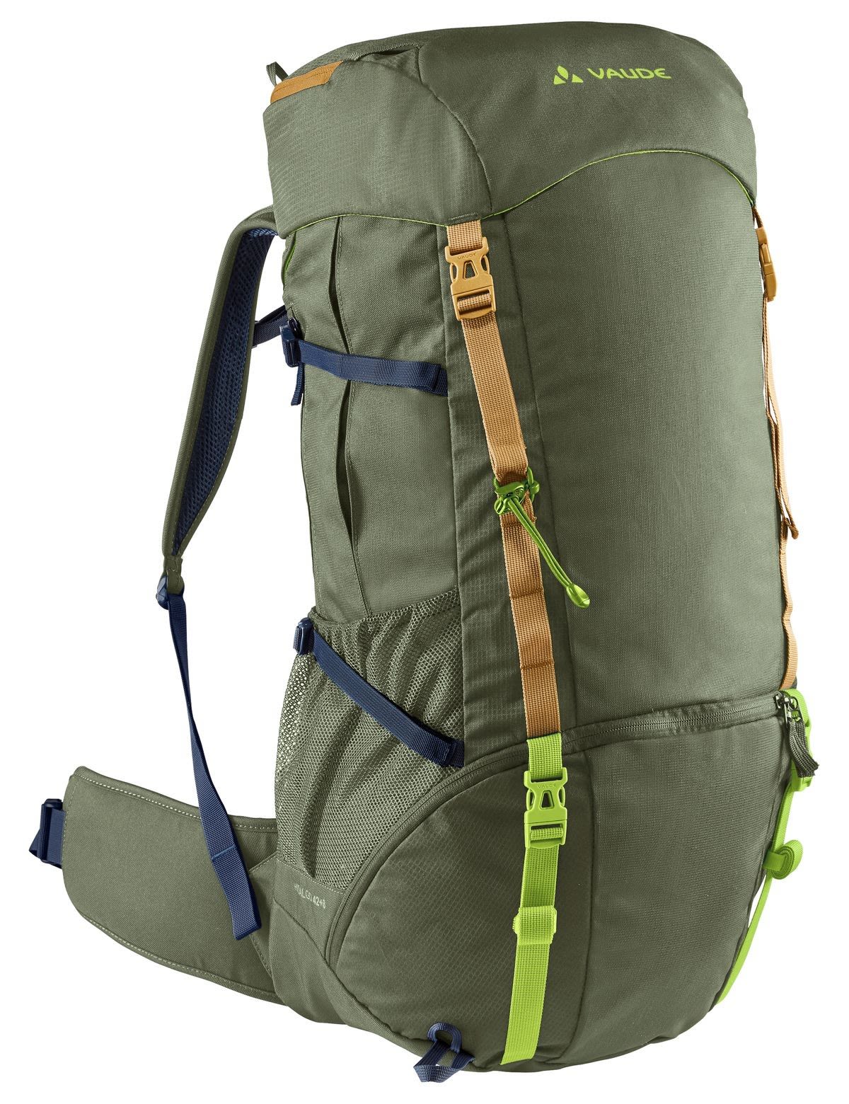 Vaude Hidalgo 42+8 Grn- Alpin- und Trekkingruckscke- Grsse 42+8l - Farbe Cedar Wood