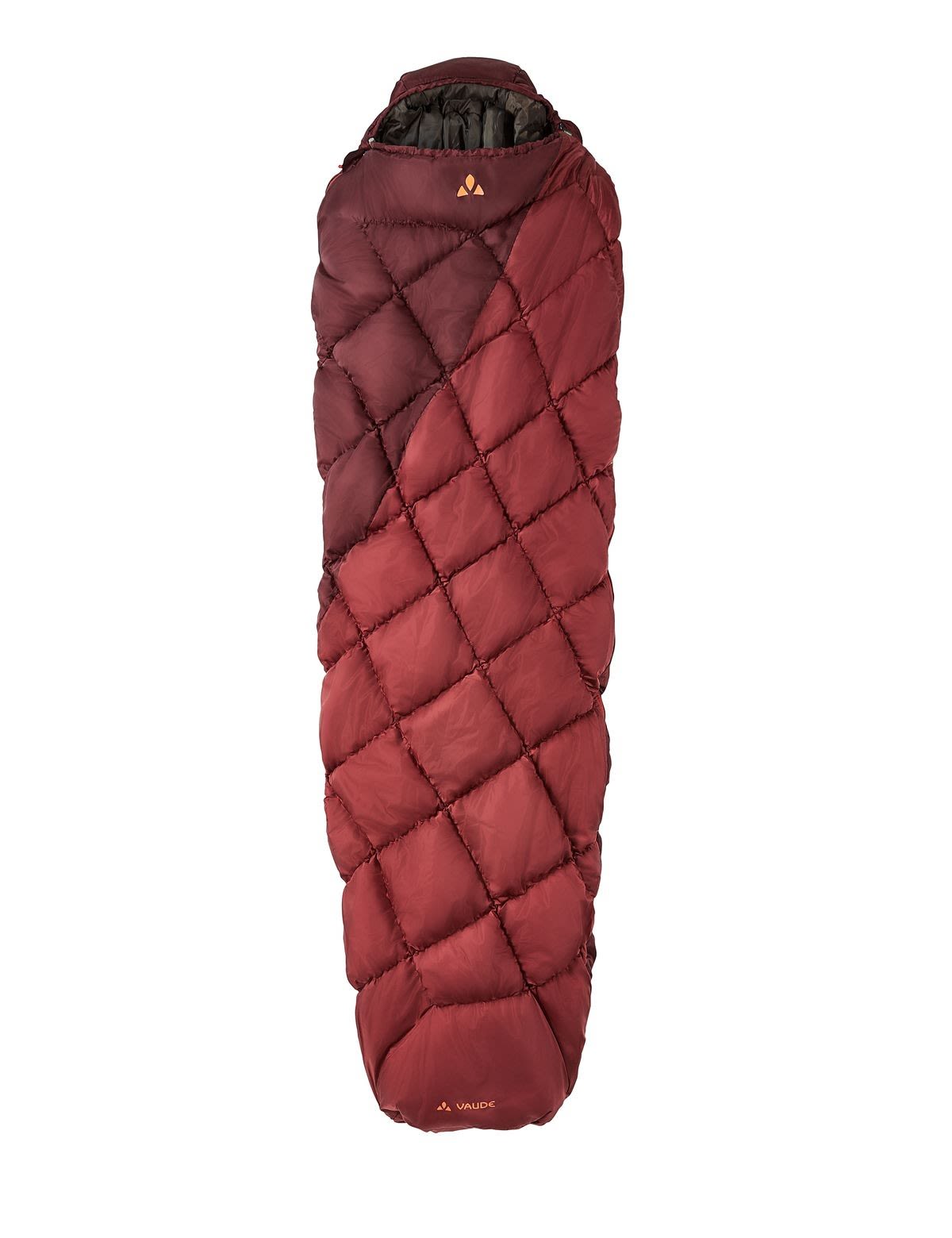 Vaude Meglis 1100 SYN Rot- Kunstfaserschlafscke- Grsse 225 cm - RV links - Farbe Dark Cherry