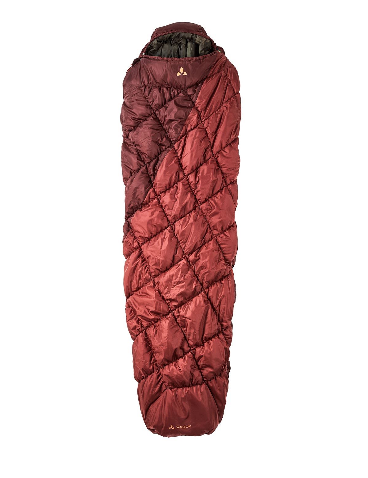 Vaude Meglis 300 SYN Rot- Kunstfaserschlafscke- Grsse 225 cm - RV links - Farbe Dark Cherry